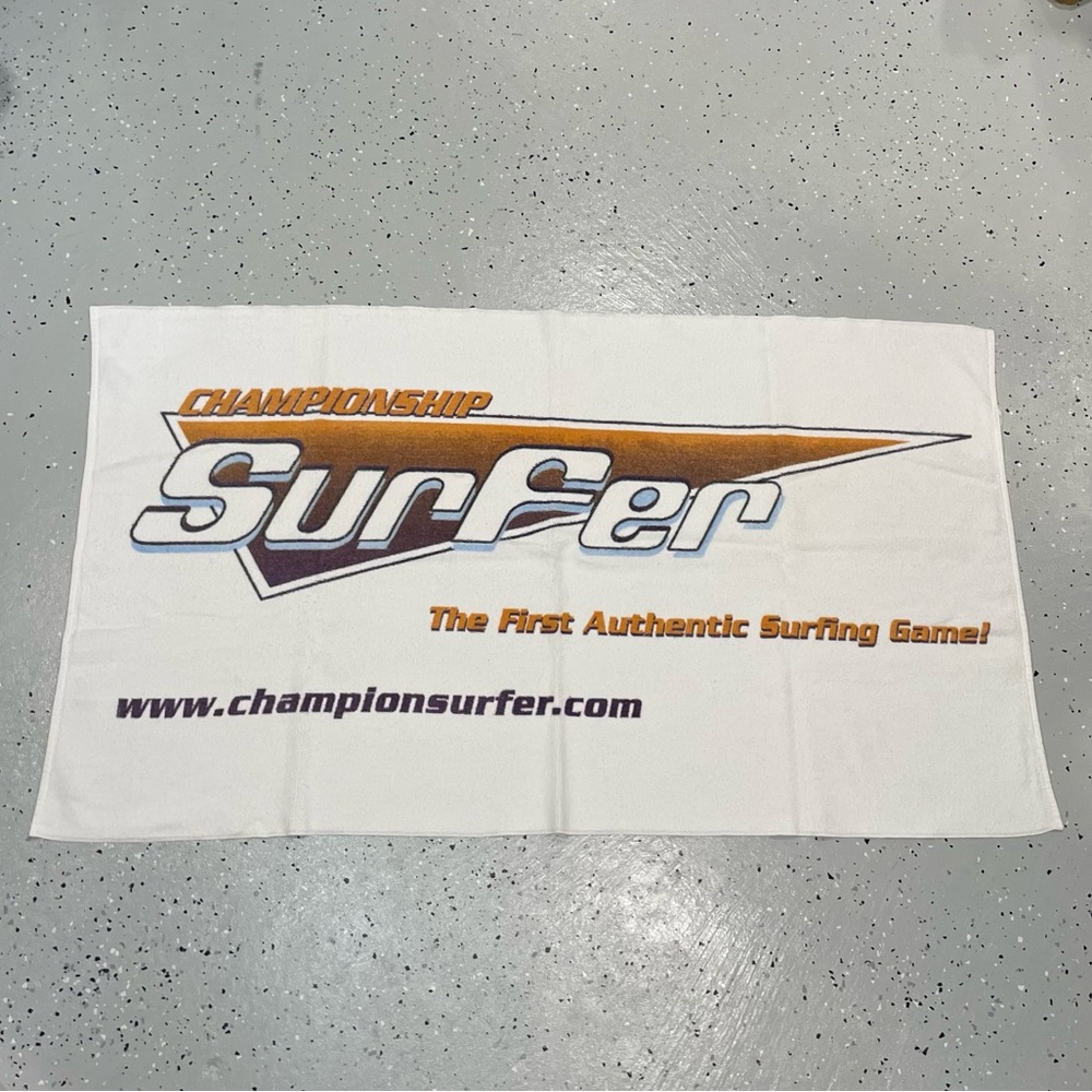 Vintage Championship Surfer PS1 Dreamcast Bath / Beach Towel